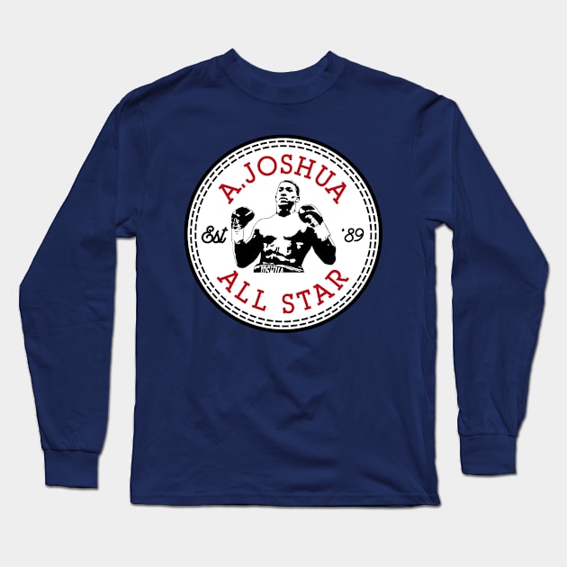Anthony Joshua All Star Converse Logo Long Sleeve T-Shirt by Rebus28
